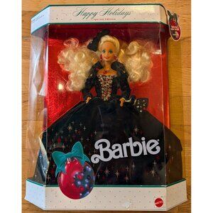 1991 Mattel Barbie Happy Holidays Special Edition Doll - In Original Box